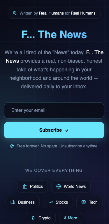 F.... THE NEWS website